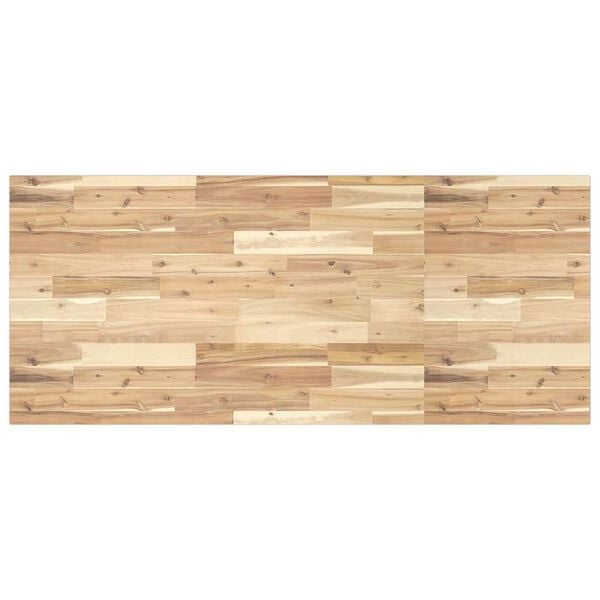 vidaXL Tablero de mesa rectangular madera maciza acacia 140x60x2 cm