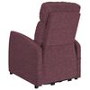 vidaXL Sillón elevable tela morado