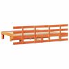 vidaXL Estructura de cama Marr&oacute;n 180 x 200 cm Madera de pino macizo