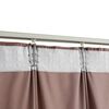 vidaXL Cortinas opacas ganchos 2 pzas terciopelo rosa viejo 140x245 cm