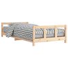 vidaXL Estructura de cama infantil madera maciza de pino 90x190 cm