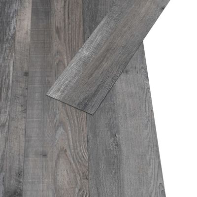 vidaXL Lamas para suelo PVC autoadhesivas 5,21m² 2mm madera industrial