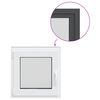 vidaXL Ventana de s&oacute;tano "RISOR" 60x60 cm oscilobatiente DIN izquierda