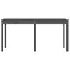 vidaXL Mesa de jard&iacute;n madera maciza pino gris 159,5x82,5x76 cm