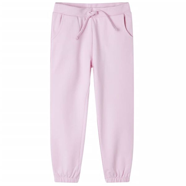 Pantalones de ch&aacute;ndal infantiles rosa claro 92