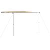 vidaXL Toldo para autocaravanas y caravanas 3x3x2,15 m beige