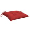vidaXL Cojines de silla de jard&iacute;n 6 uds tela Oxford rojo 40x40x7 cm