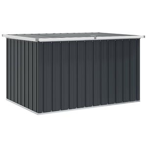 vidaXL Caja de almacenaje para jard&iacute;n gris antracita 149x99x93 cm