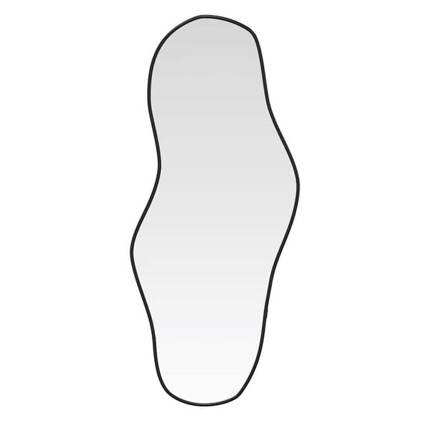 vidaXL Espejo de pared negro 90x40 cm