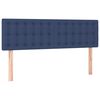 vidaXL Cabeceros tela azul 144x5x78/88 cm