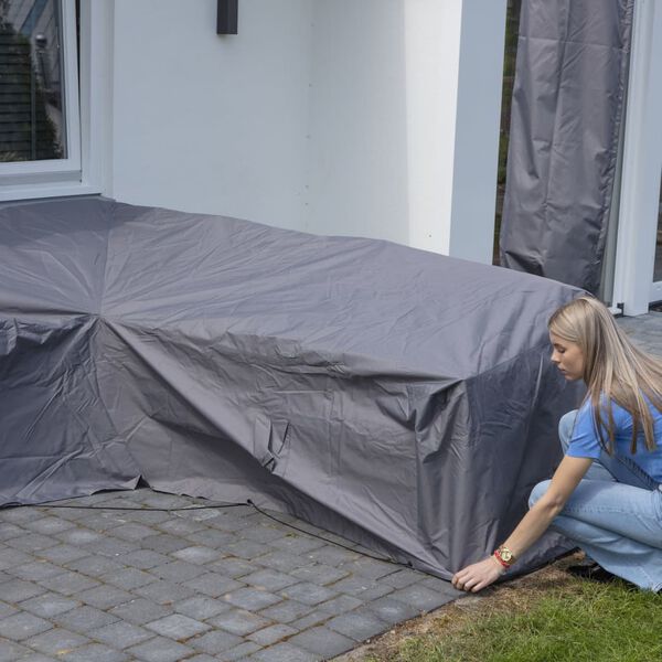 Madison Funda para juego de muebles de jard&iacute;n gris 320x255x70 cm