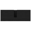 vidaXL Mueble de lavabo para ba&ntilde;o Roble Negro 80 x 30 x 60 cm