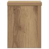 vidaXL Soportes de plantas 2 uds madera roble artisian 15x15x20 cm
