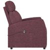vidaXL Sillón elevable tela morado