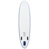 vidaXL Set de paddel surf tabla SUP inflable azul y blanco