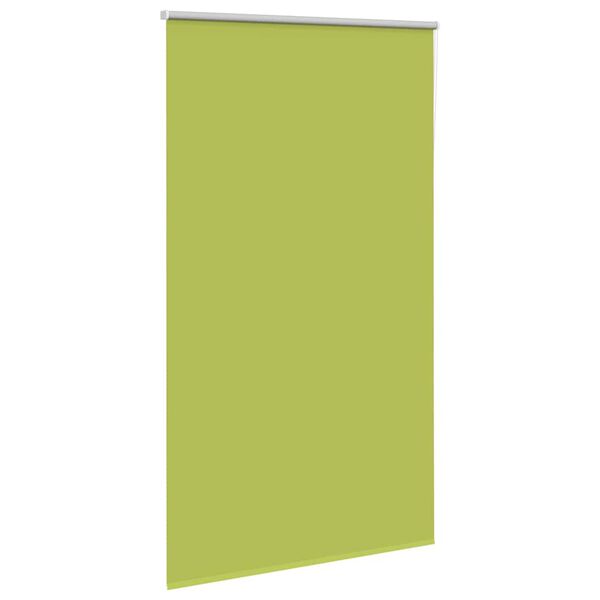 vidaXL Estor Enrollable Opaco hojas verde 135x230cm Tela Ancho 131,6cm