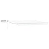 vidaXL Toldo Retr&aacute;ctil El&eacute;ctrico Blanco 4 x 3 m