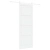 vidaXL Puerta Corredera ORKDAL 83 x 232 cm Madera de Pino Maciza