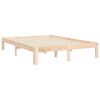 vidaXL Estructura de cama sin colch&oacute;n madera de pino maciza 120x200 cm