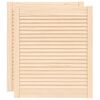 vidaXL Puertas de armario de lamas 2 uds madera de pino 69x59,4 cm