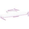 vidaXL Estantes flotantes 4 uds madera de ingenier&iacute;a 110x23,5x4 cm