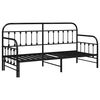 vidaXL Estructura de cama de d&iacute;a Negro 75 x 190 cm
