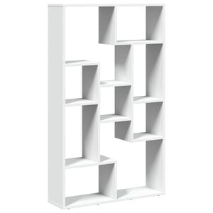 vidaXL Estanter&iacute;a de madera de ingenier&iacute;a blanco 72x20x120,5 cm
