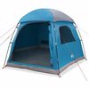 vidaXL Tienda familiar Igloo para 6 personas impermeable azul