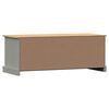 vidaXL Mueble para TV VIGO madera maciza de pino gris 106x40x40 cm
