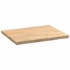 vidaXL Encimera de cocina rectangular madera maciza roble