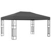 vidaXL Cenador tela gris antracita 3x4 m