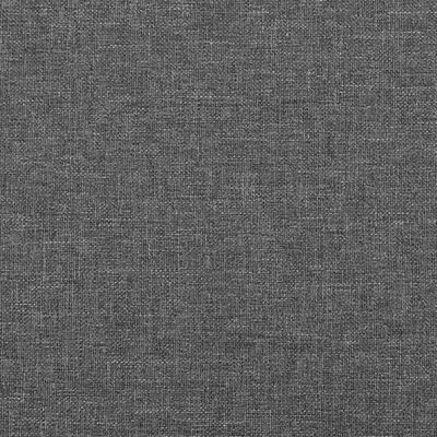 vidaXL Cabeceros 4 unidades de tela gris oscuro 100x7x78/88 cm