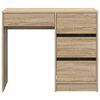 vidaXL Escritorio Roble Sonoma 90 x 37.5 x 75 cm Madera contrachapada