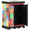 vidaXL Mesa Consola con estante con puerta Multicolor 50 x 30 x 70 cm
