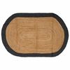 vidaXL Alfombra de &aacute;rea Gris oscuro 100 x 152 cm yute