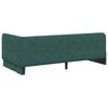 vidaXL Estructura de cama en esquina Verde oscuro 90 x 200 cm