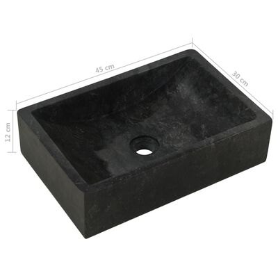 vidaXL Mueble tocador madera maciza teca con lavabos de mármol negro