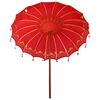 vidaXL Parasol Balin&eacute;s Rojo 215 x 215 x 260 cm Algod&oacute;n