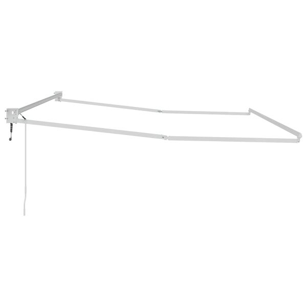 vidaXL Estructura de toldo retr&aacute;ctil el&eacute;ctrico 4 x 2 m Aluminio