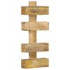 vidaXL Revistero de pared madera maciza de mango 30x11x72 cm