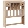 vidaXL Cabecero con almacenaje 90 cm Madera maciza de pino