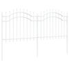 vidaXL Valla de Jard&iacute;n 240 x 140 cm Acero con recubrimiento en polvo