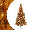 vidaXL &Aacute;rbol de Navidad Dorado 180 cm PET