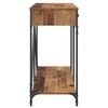 vidaXL Mesa Consola con caj&oacute;n Madera Vieja 100 x 39 x 78,5 cm