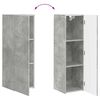 vidaXL Conjunto de mueble de TV 3 pcs Gris Concreto