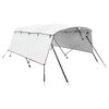 vidaXL Toldo bimini 4 arcos con paredes laterales 243x(185-198)x137 cm