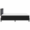 vidaXL Cama tipo Box Spring Negro 120 x 190 cm Cuero sint&eacute;tico