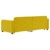 vidaXL Sofá cama nido con cajones terciopelo amarillo 80x200 cm
