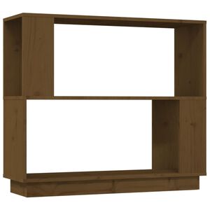 vidaXL Estantería/divisor madera de pino marrón miel 80x25x70 cm