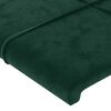 vidaXL Estructura cama sin colch&oacute;n terciopelo verde oscuro 120x200 cm